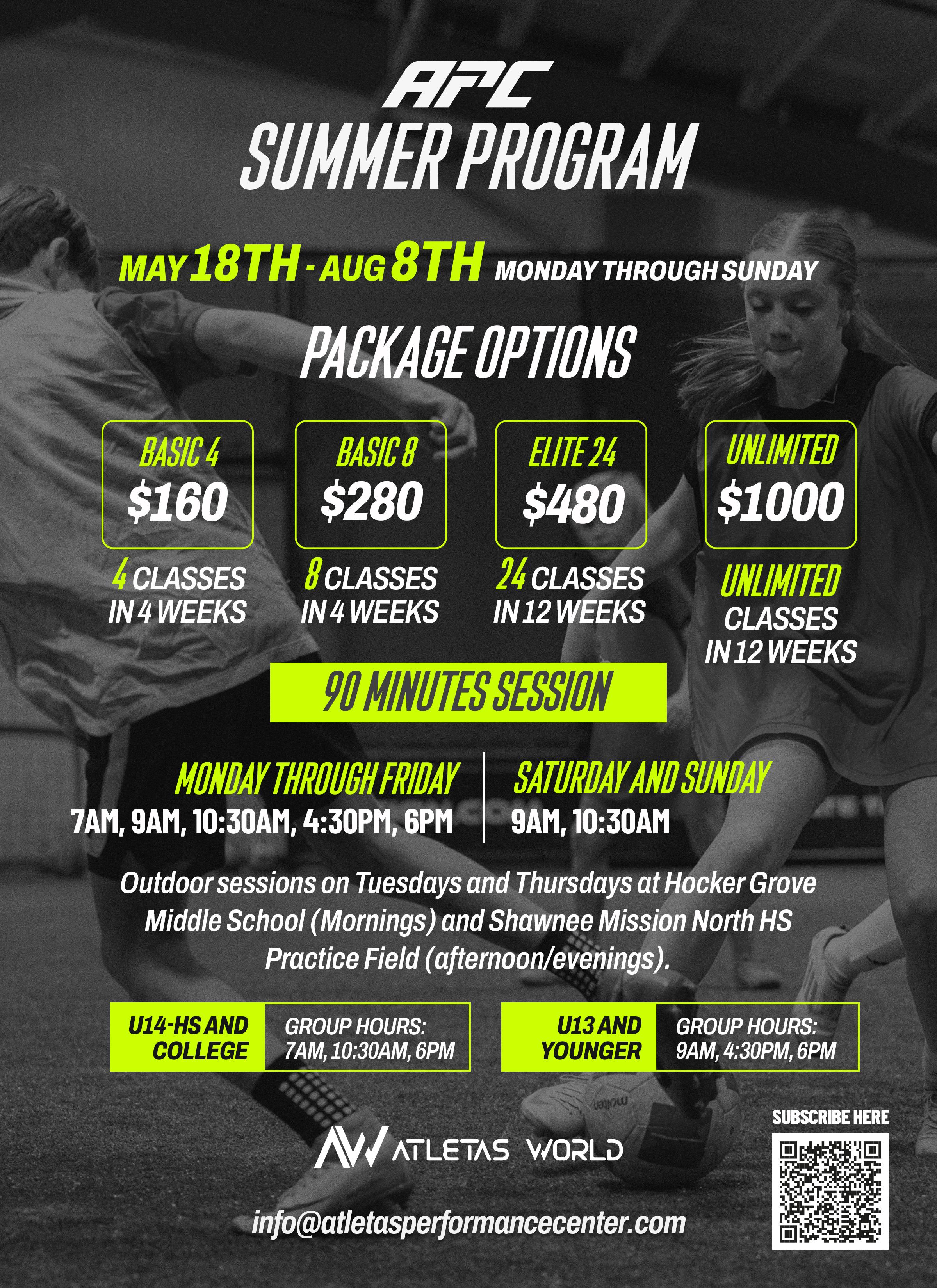 Summer Program U13 & Younger